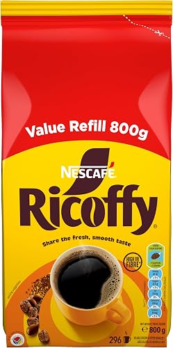 Nescafe Ricoffy Refill Instant Coffee Value Pack 800g | Nescafe Ricoffy's unique fresh taste captured from the finest coffee beans and Chicory | Enjoy this refill pack for great value