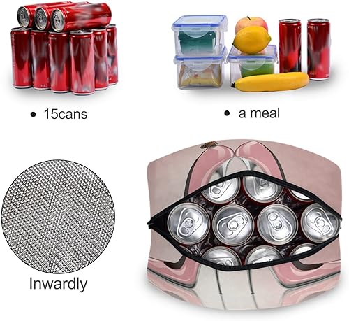 Miniatura 5 de Blueangle Dino - Bolsa de almuerzo estilo escandinavo, con aislamiento, bolsa de almuerzo para niños