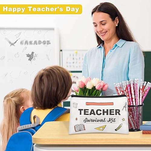 Miniatura 5 de emzrivo Juego de regalo de agradecimiento al profesor de 6 piezas, Blanco