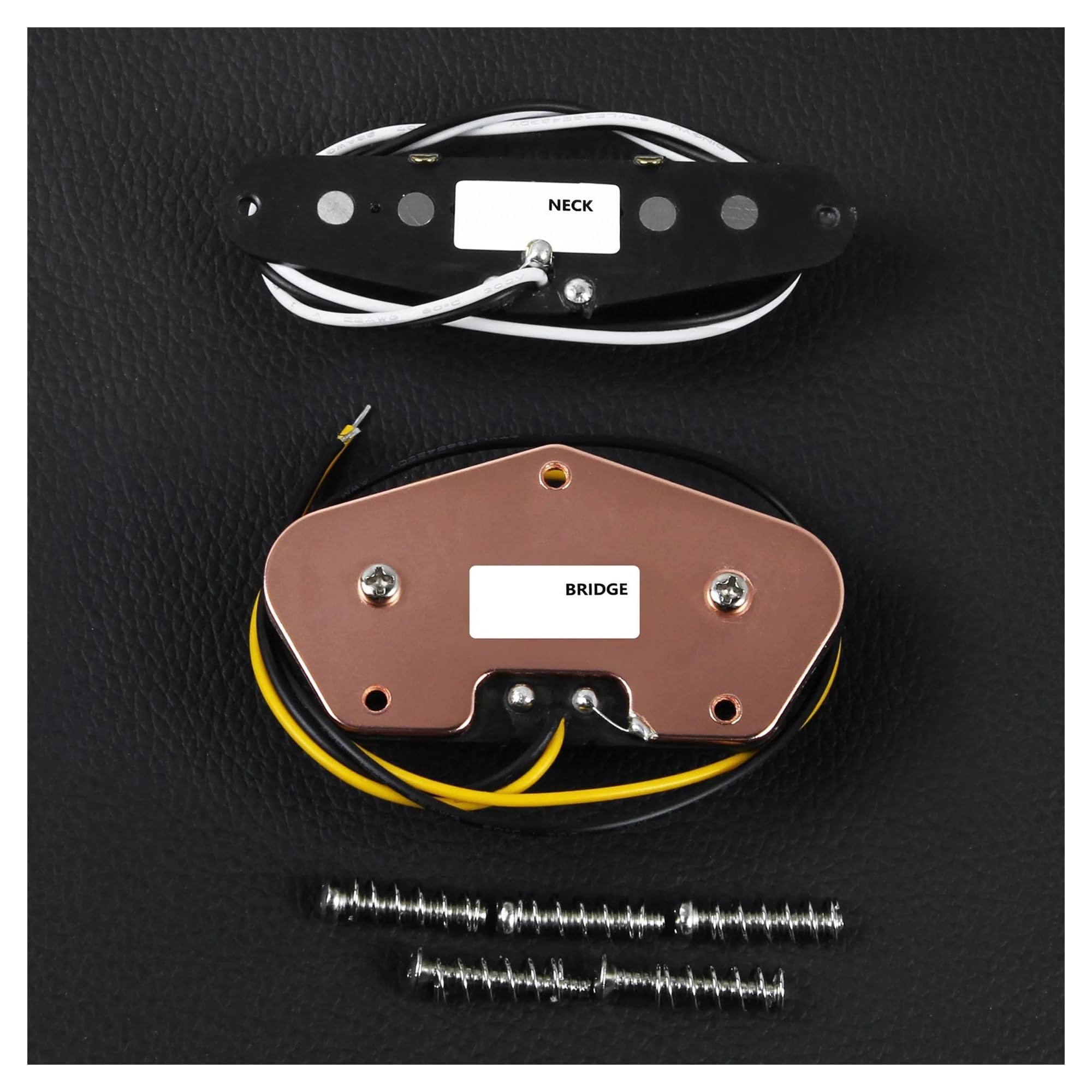 Zestaw Przetworników Gold Neck Bk Bridge Alnico 5 Akcesoria Do Instrumentów Gitarowych Elektrycznych Przetwornik Do Gitary Elektrycznej