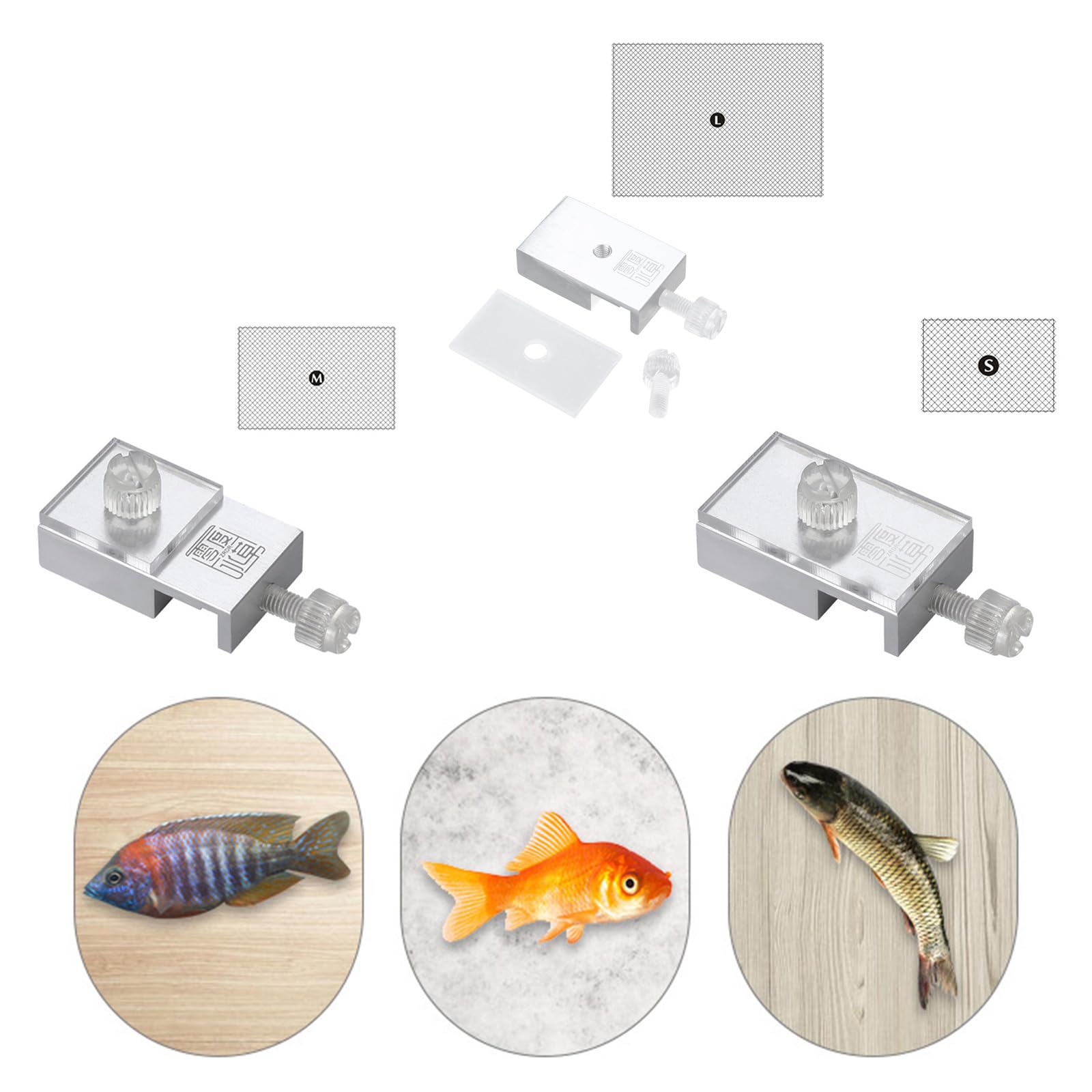 Tanque de peces duradero, cubierta de cristal de acuario, red transparente, herramientas de red de apoyo para acuario, tanque de peces, jaulas de pájaros, anti escapes