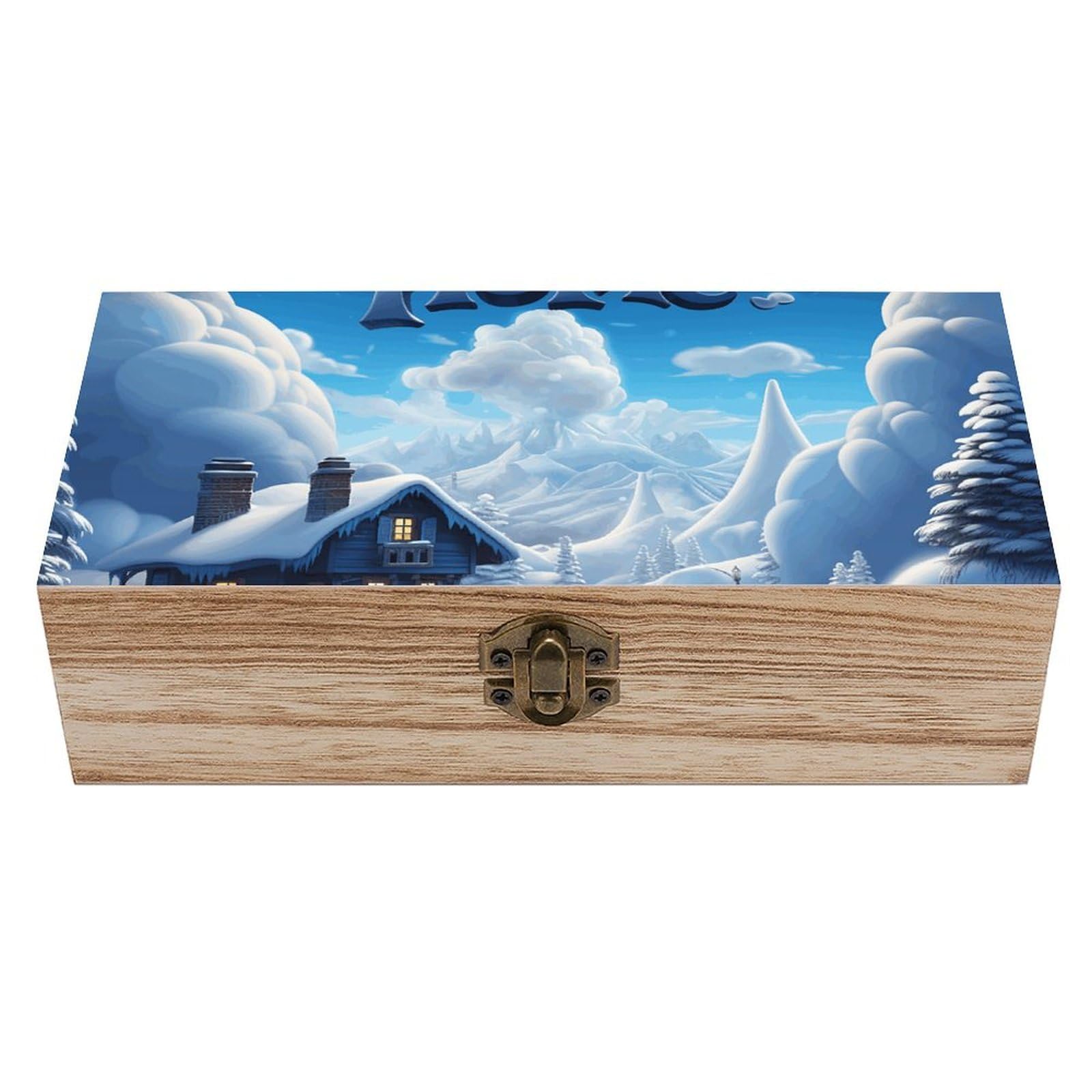 Boîte de rangement imprimée nuage pour sublimer la décoration de votre chambre ou coiffeuse