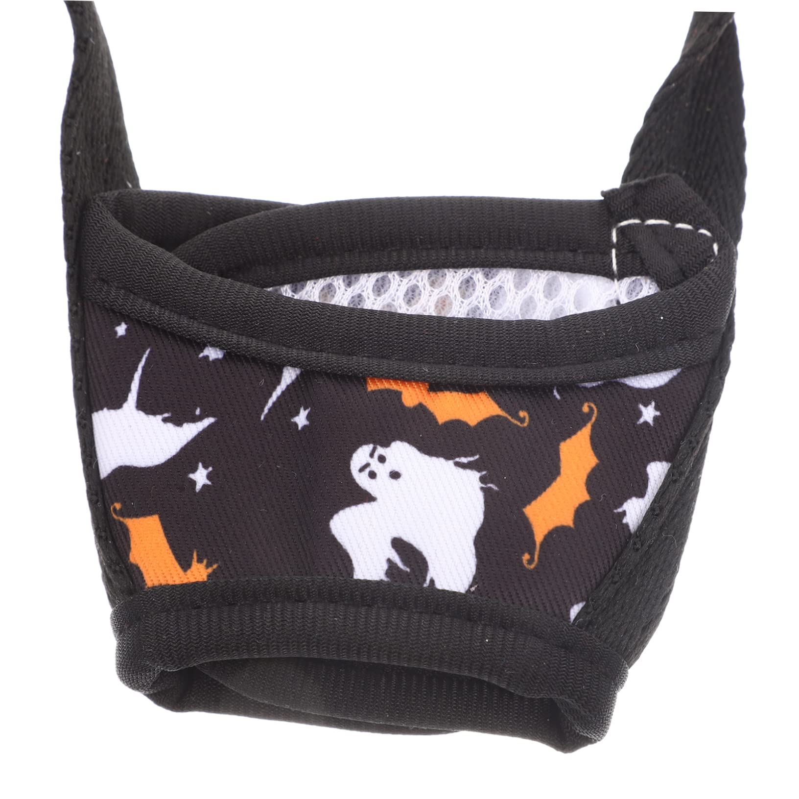 FRCOLOR 5pièces Muselière Réglable Nylon pour Chiens Bouche Respirante Et Confortable pour Extérieur Imprimé