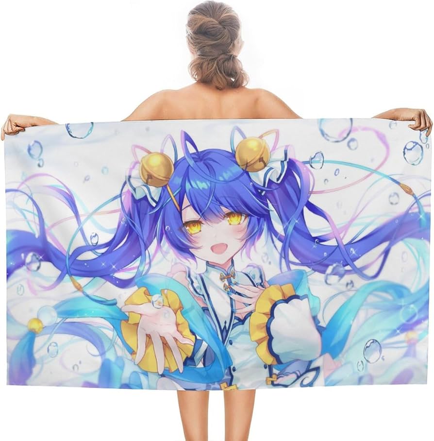 Amazon｜アニメバスタオル 超吸収性フェイスタオル上品肌触り アニメ