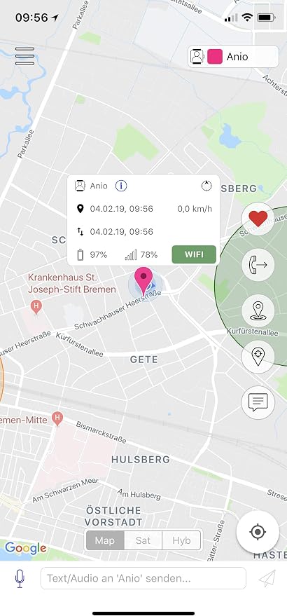 Anio 4 Touch Rosa GPS - Smartwatch para niños (protección para su Hijo,  Llamada de Emergencia, función de teléfono, sin función de Montaje, Reloj  GPS para niños), Color Rosa : Amazon.es: Electrónica