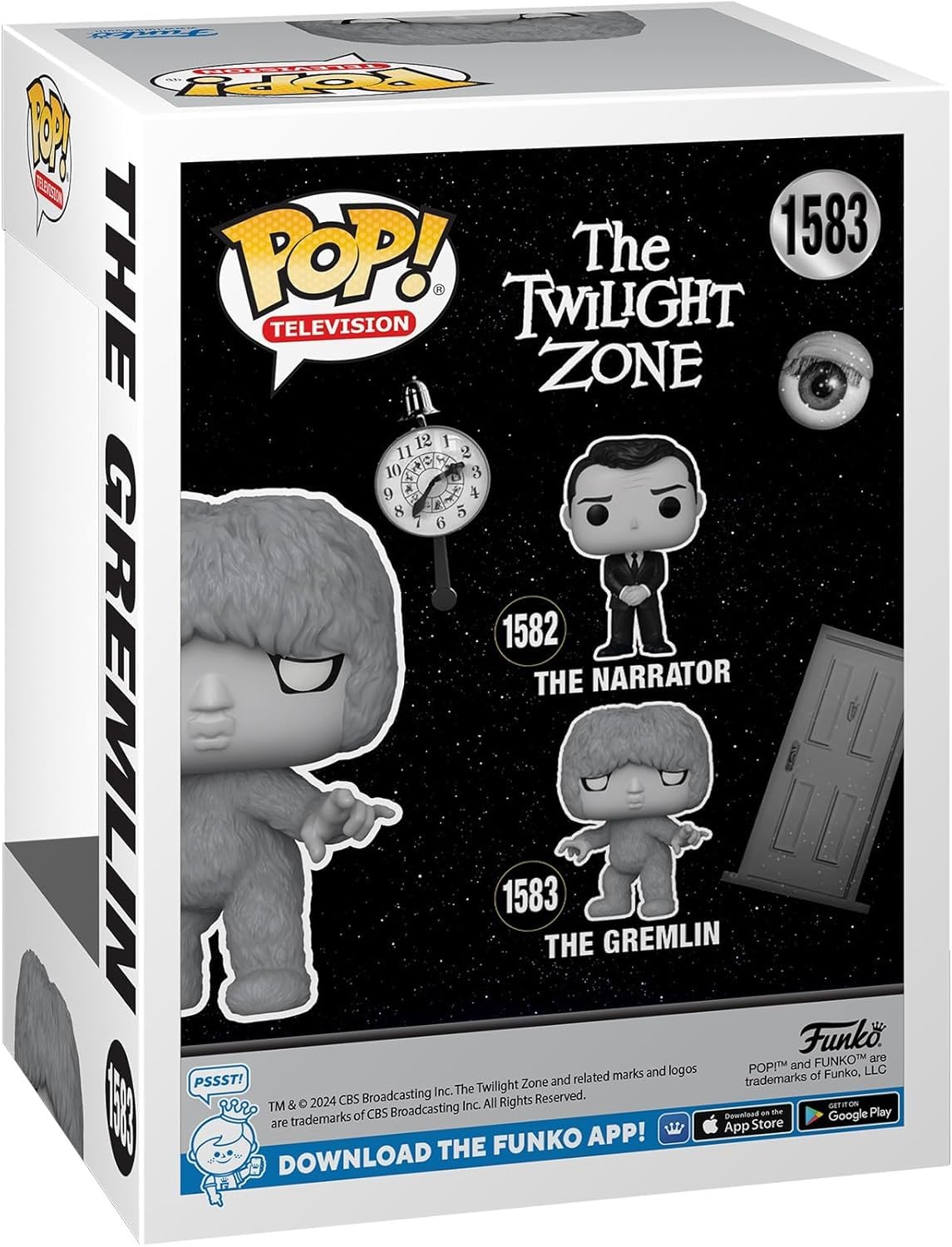 Amazon.com: POP TV: The Twilight Zone 1959 - The Gremlin Funko Vinyl Figure (Bundled with Compatible Box Protector Case) Multicolor 3.75 inches : Toys & Games