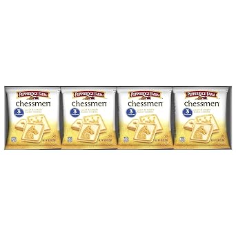 Pepperidge Farm Chessmen Butter Cookies, 7.2 oz. Multi Pack Tray, 8Count 0.9 oz. Snack Pack, 7.2 oz
