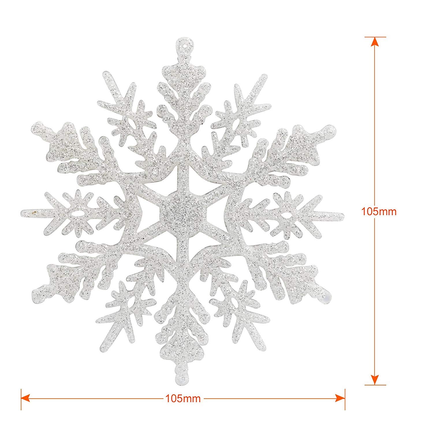 NALER オーナメント 雪の結晶 24個 直径約10.5cm NALER オーナメント 雪の結晶 24個 直径約10.5cm Amazon.co.jp: NALER