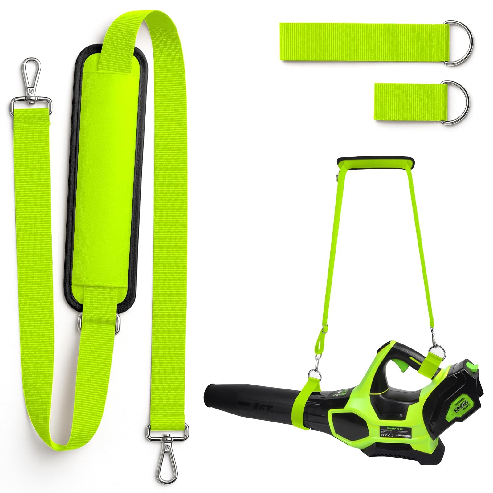 Correa de hombro universal para soplador de hojas y recortadora de cuerdas, compatible con EGO Power+, para LEAPUL, para DEWALT, para MZK, para Greenwork/para EWORK/para LAZYBOI y más sopladores de