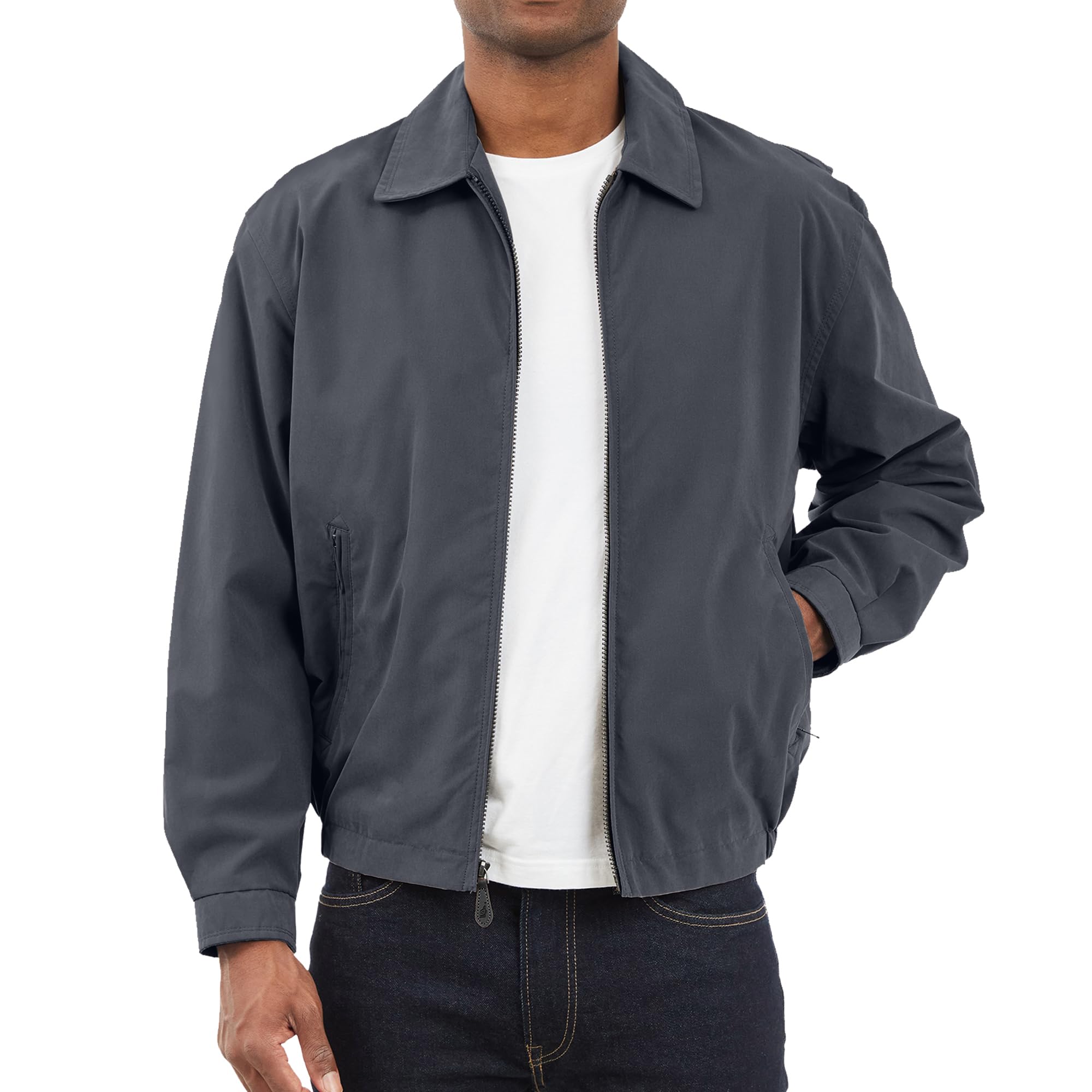Men's Auburn Zip-Front Golf Jacket