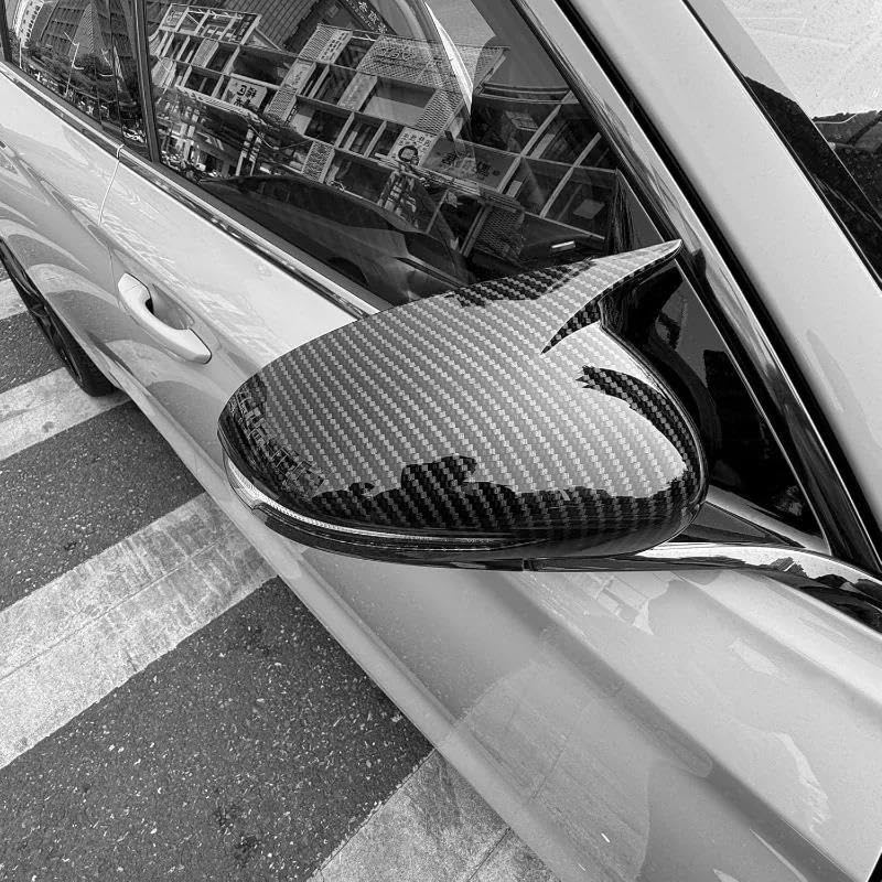 Couvercle rétroviseur Genesis G70 pour masquer rayures look carbone