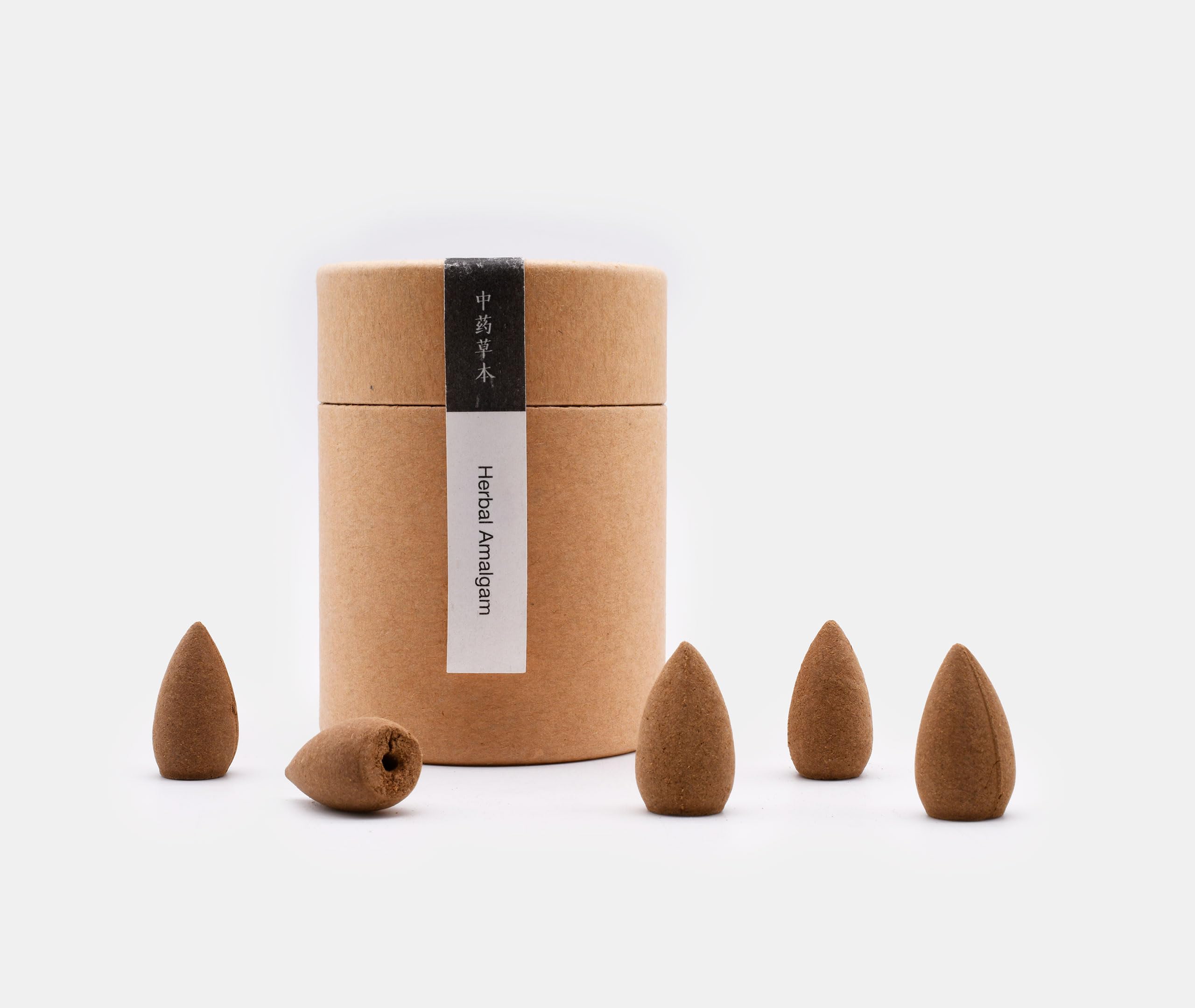Zen Minded KIN - 30 coni di incenso naturale a flusso inverso, con lavanda, chiodi di garofano e menta selvatica, per meditazione, aromaterapia e yoga