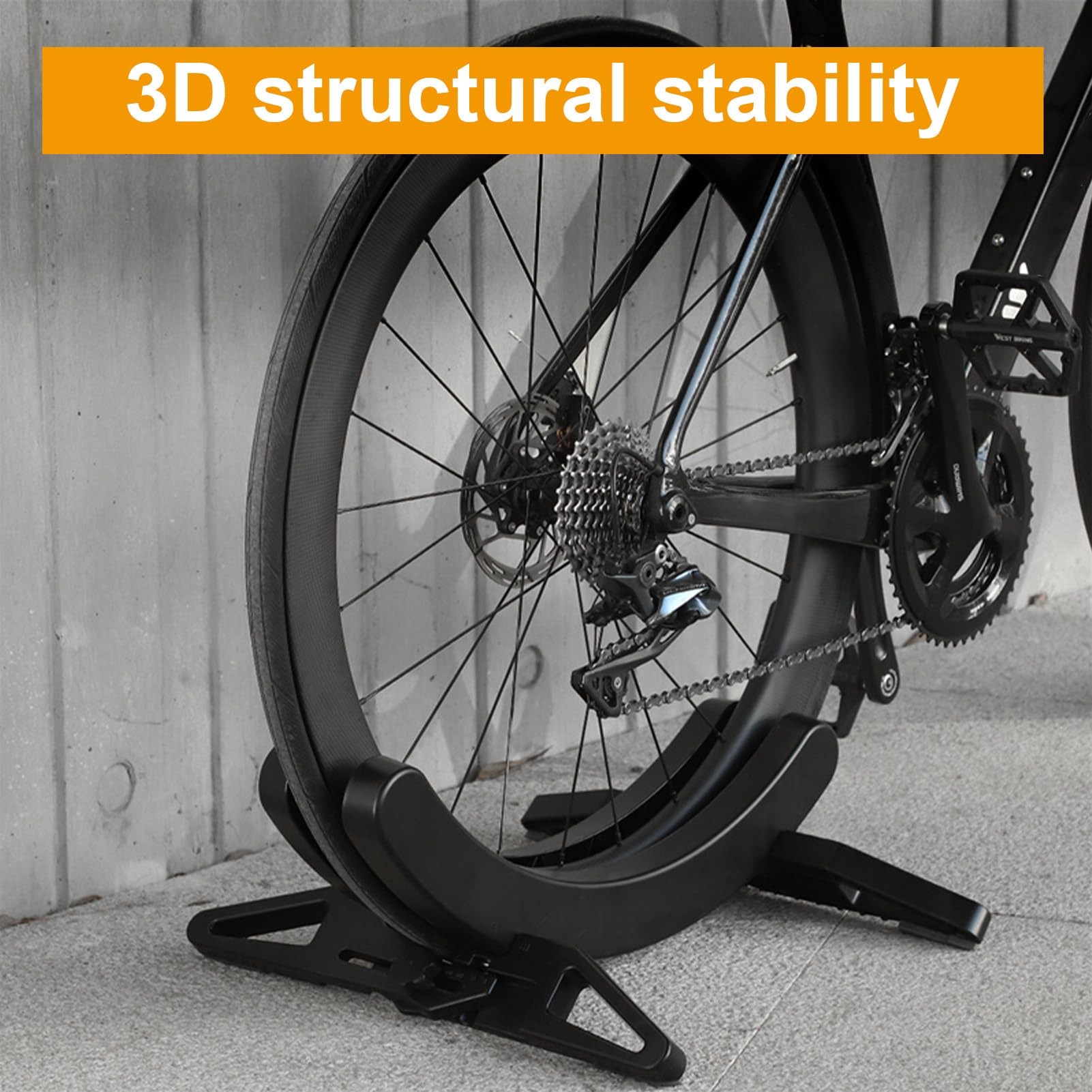 Caballete para bicicleta, portabicicletas, portabicicletas ajustable y resistente, bicicletas, caballete de suelo para garaje o casa, para bicicleta de montaña y bicicletas de carretera de 1-3,1 polos
