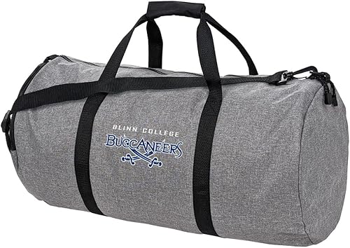 Miniatura 193 de Collegiate Primary Logo Collection Bolsa de lona ligera para deportes y gimnasio plegable para viajes, Bob Jones Bruins