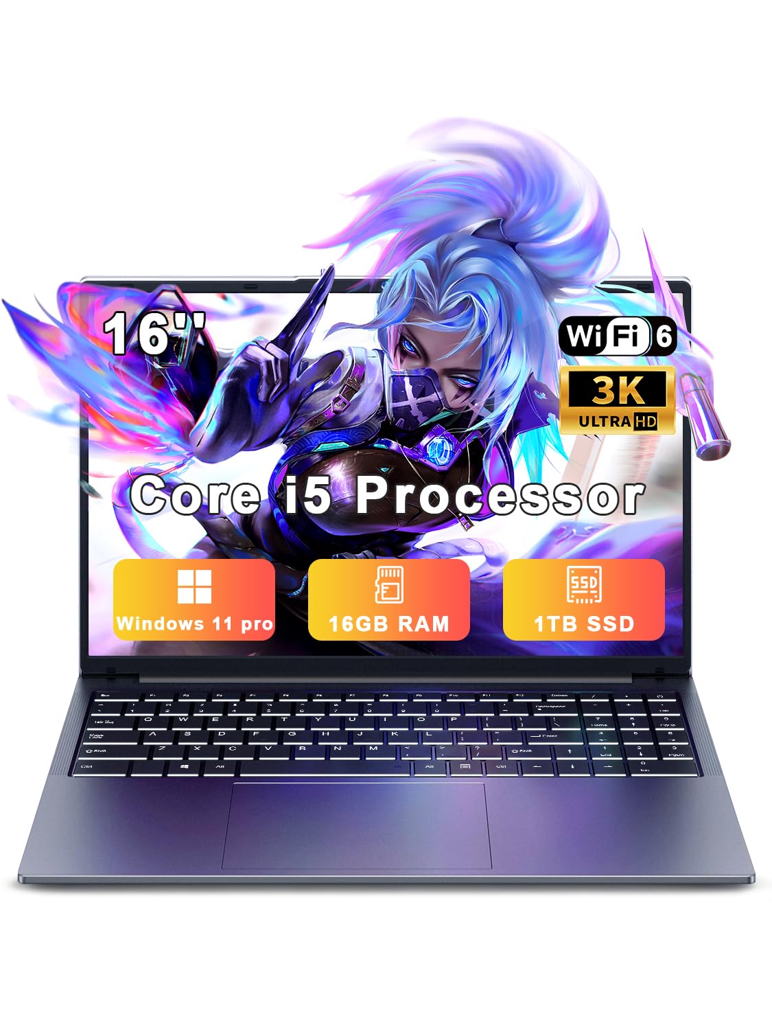 Amazon.com: XNQ Laptop Computer, Gaming Laptop 2026, Core i5 Turbo