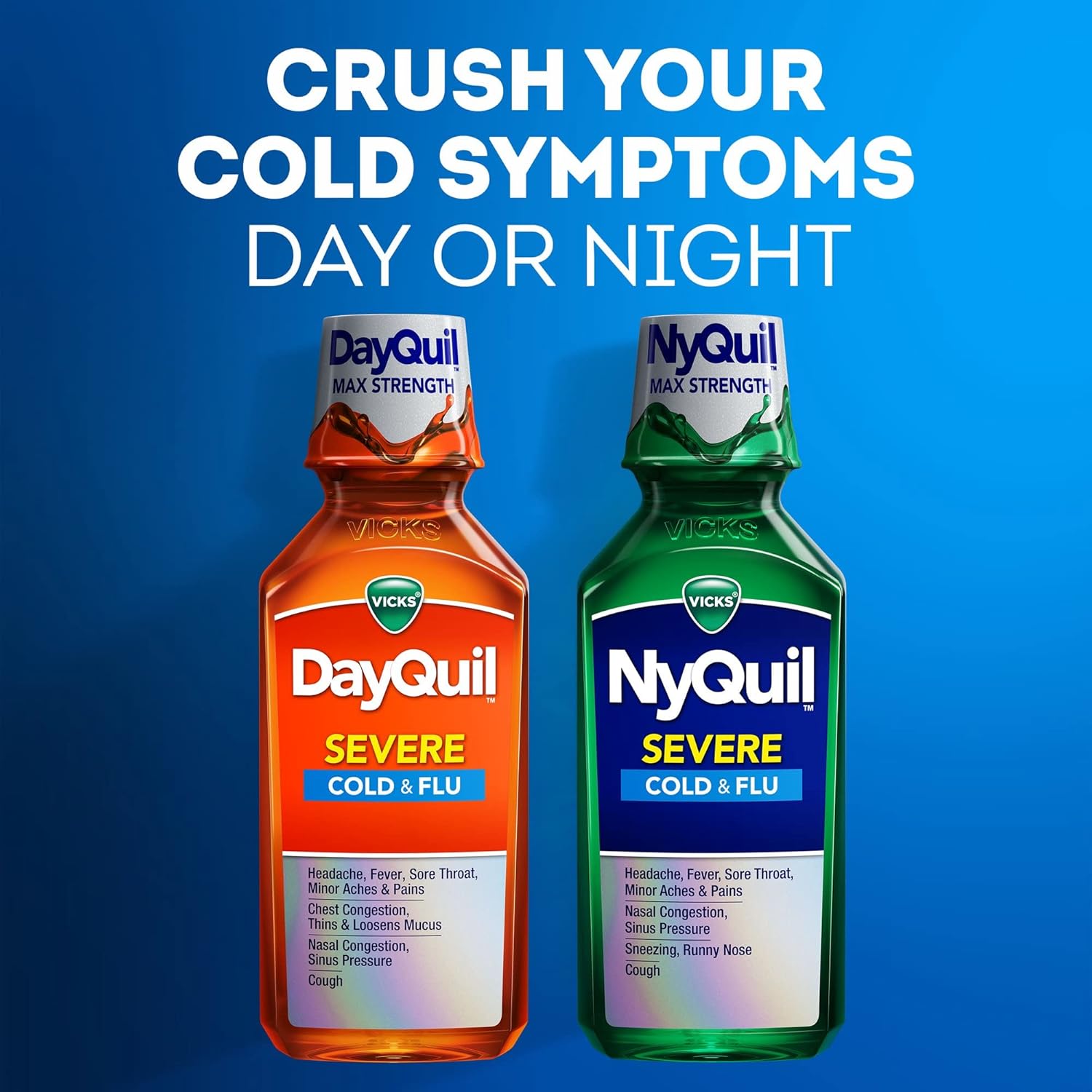 Vicks DayQuil Non-Drowsy Cough Suppressant 12 oz (Pack of 6)