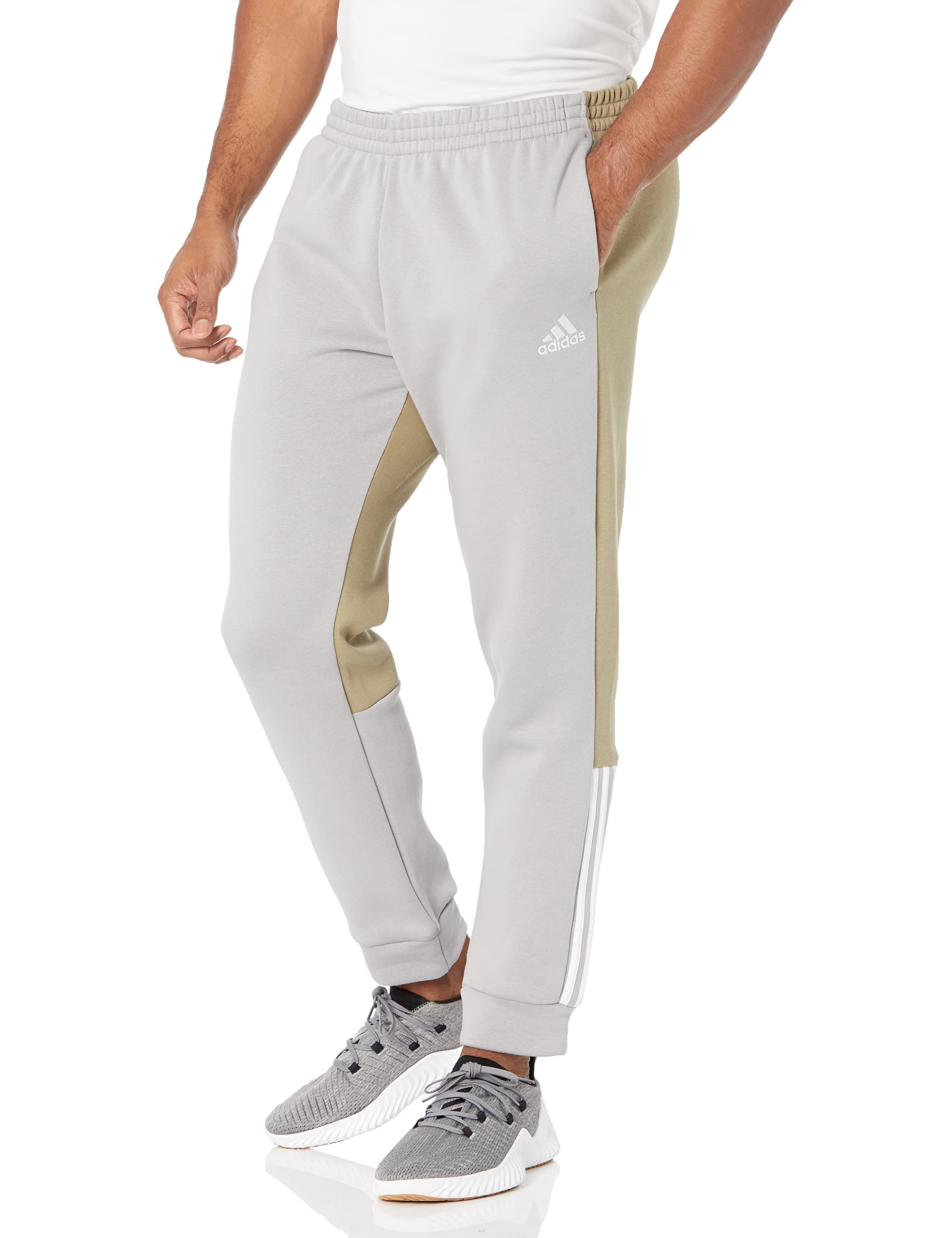 adidasMen's Essentials Colorblock Fleece Pants