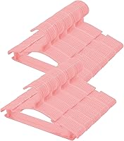 Vista 9 de Paquete de 100 perchas azules para ropa de bebé, perchas de plástico para niños para armario, niño pequeño, bebé, niño, recién nacido, perchas