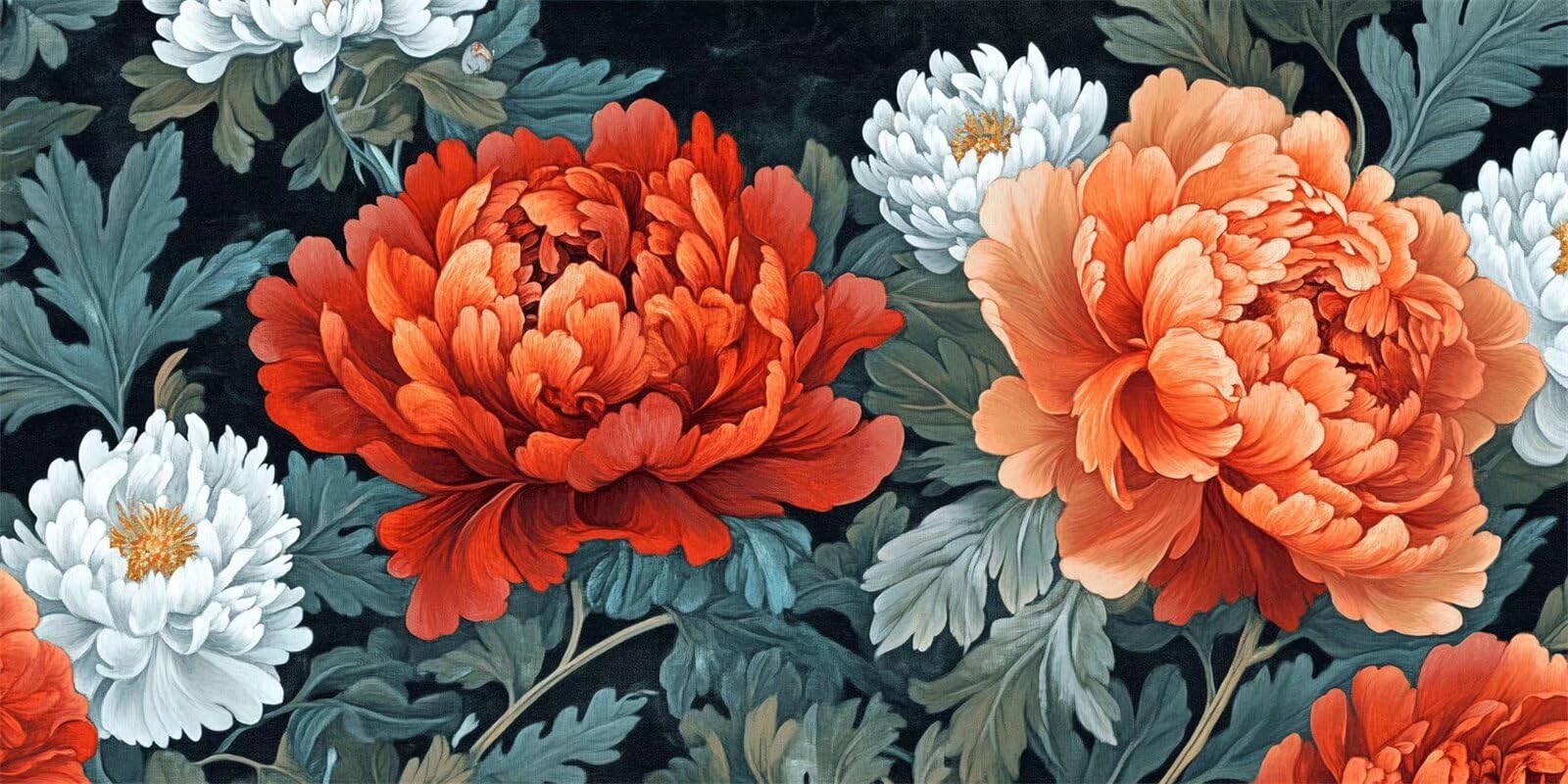 Grande Dipingere con i Numeri 60x120cm Dipingere con i Numeri Adulti Fiore Paint by Numbers Hobby Creativi Adulti e Principianti fai da te Kit Completo Craftoria,Decorazioni Casa Regalo Peonia-y1059