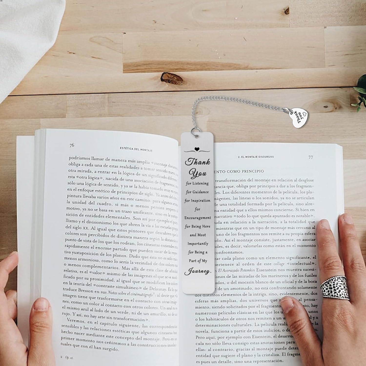 Thank You Gifts for Women Men Coworkers Boss Appreciation Bookmarks for Teacher Friend Thank You Bookmarks Leaving Gifts for Colleagues Retirement Gift for Leader Birthday Office Gift Book Lover Gift - Image 5