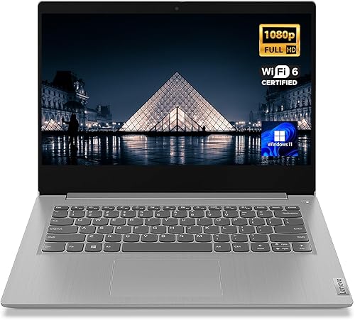 Lenovo IdeaPad 3 - Laptop con pantalla FHD de 14 pulgadas, procesador Intel Core i3-1115G4, 8 GB de RAM, SSD de 256 GB, Wi-Fi 6 y Bluetooth, cámara