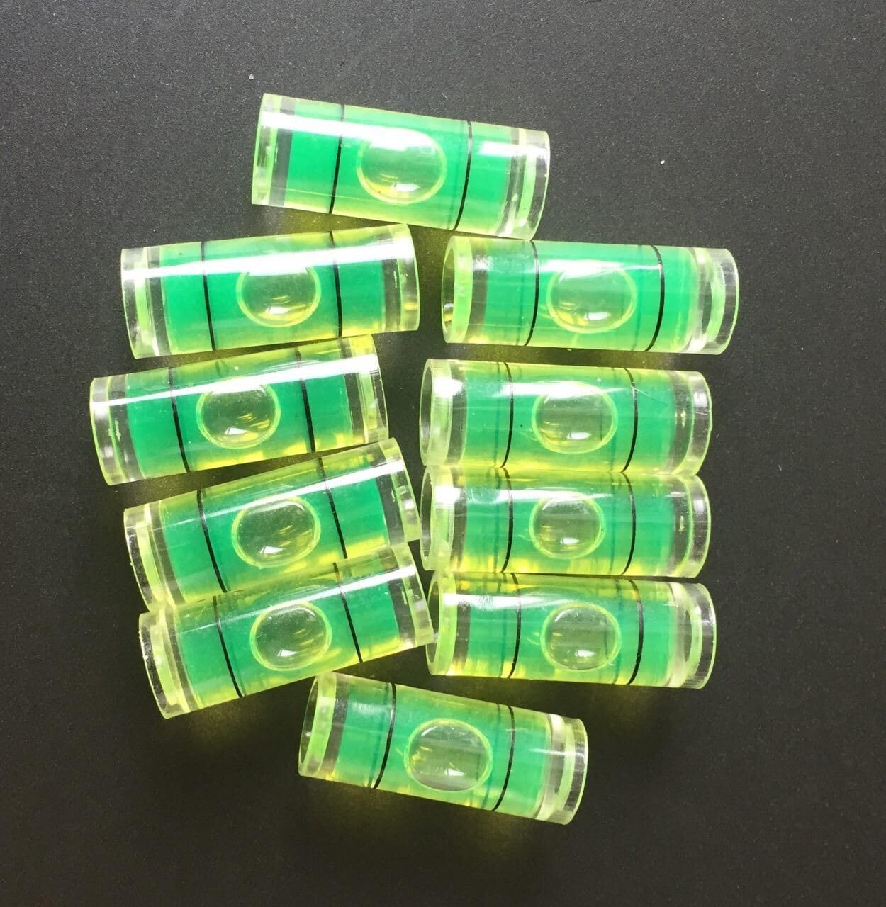 10 x 9.5mm(D) X25mm ~1" Acrylic Tube Bubble Spirit Level Vial 3/8"=9.5mm Diameter-image-16