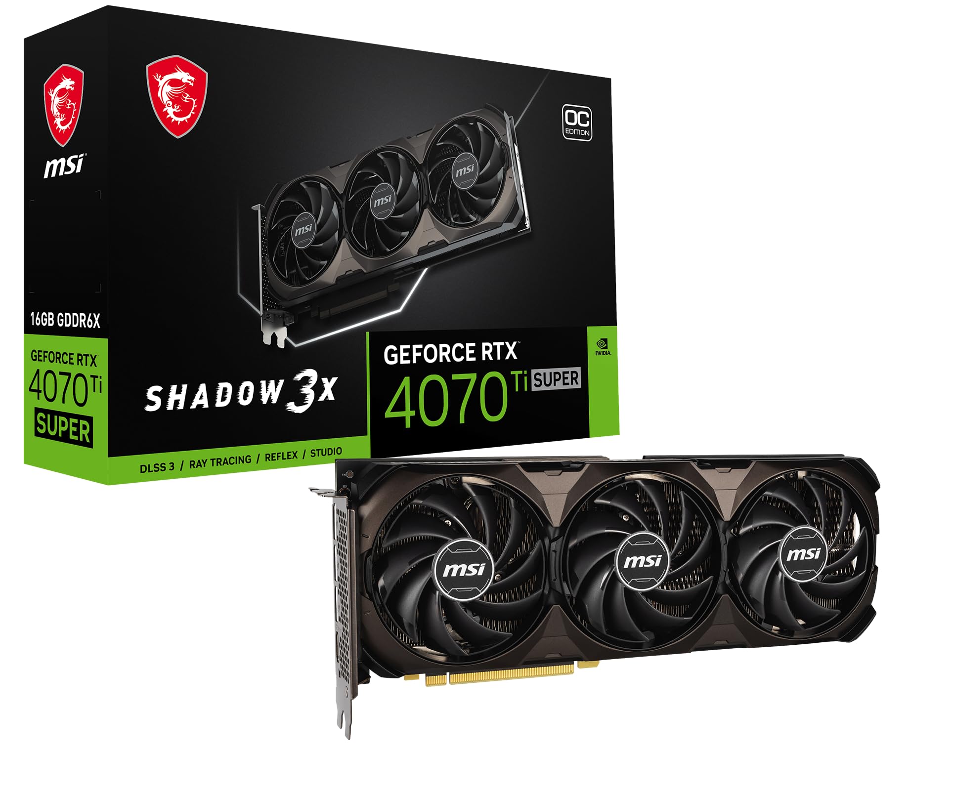 MSI GeForce RTX 4070 Ti Super 16G Shadow 3X OC