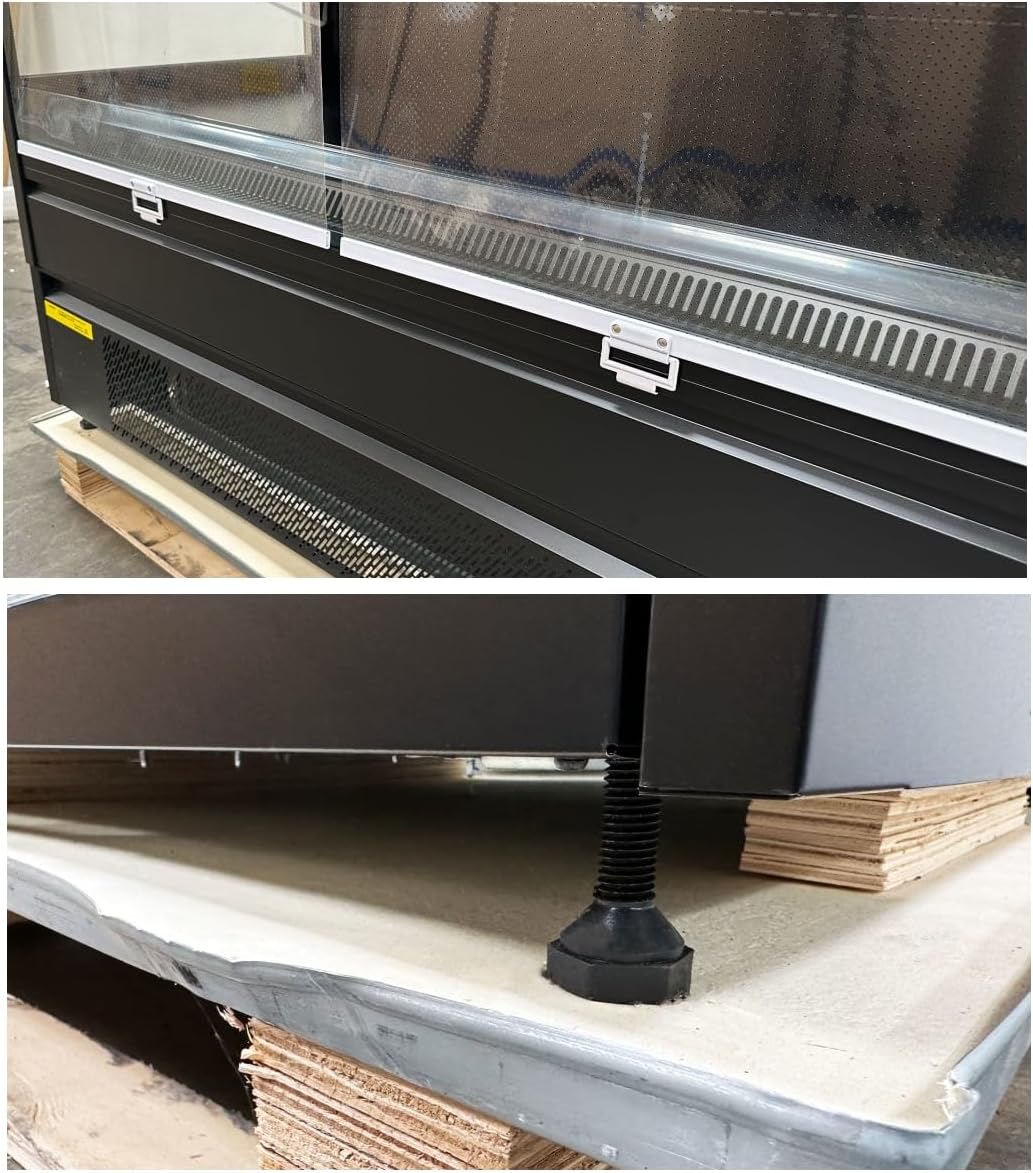 Commercial Refrigerator Open Air Display Grab Showcase Restaurant Merchandiser 60" cold air curtain Display Multideck Plugin Chiller NSF Display Cooler -BLF 1580