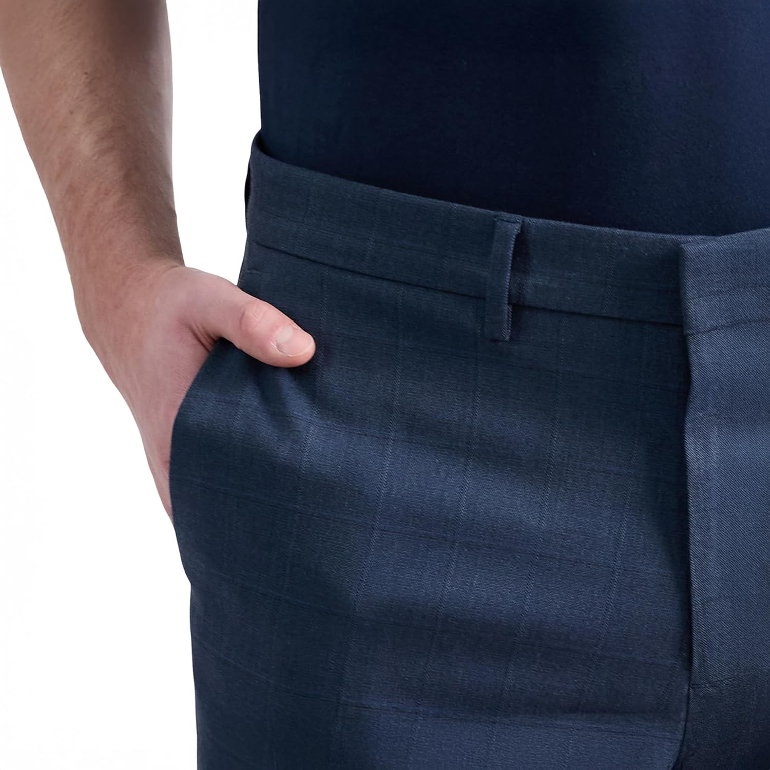 Kenneth Cole Reaction Mens Slim Fit Patterned Pant - Image 4