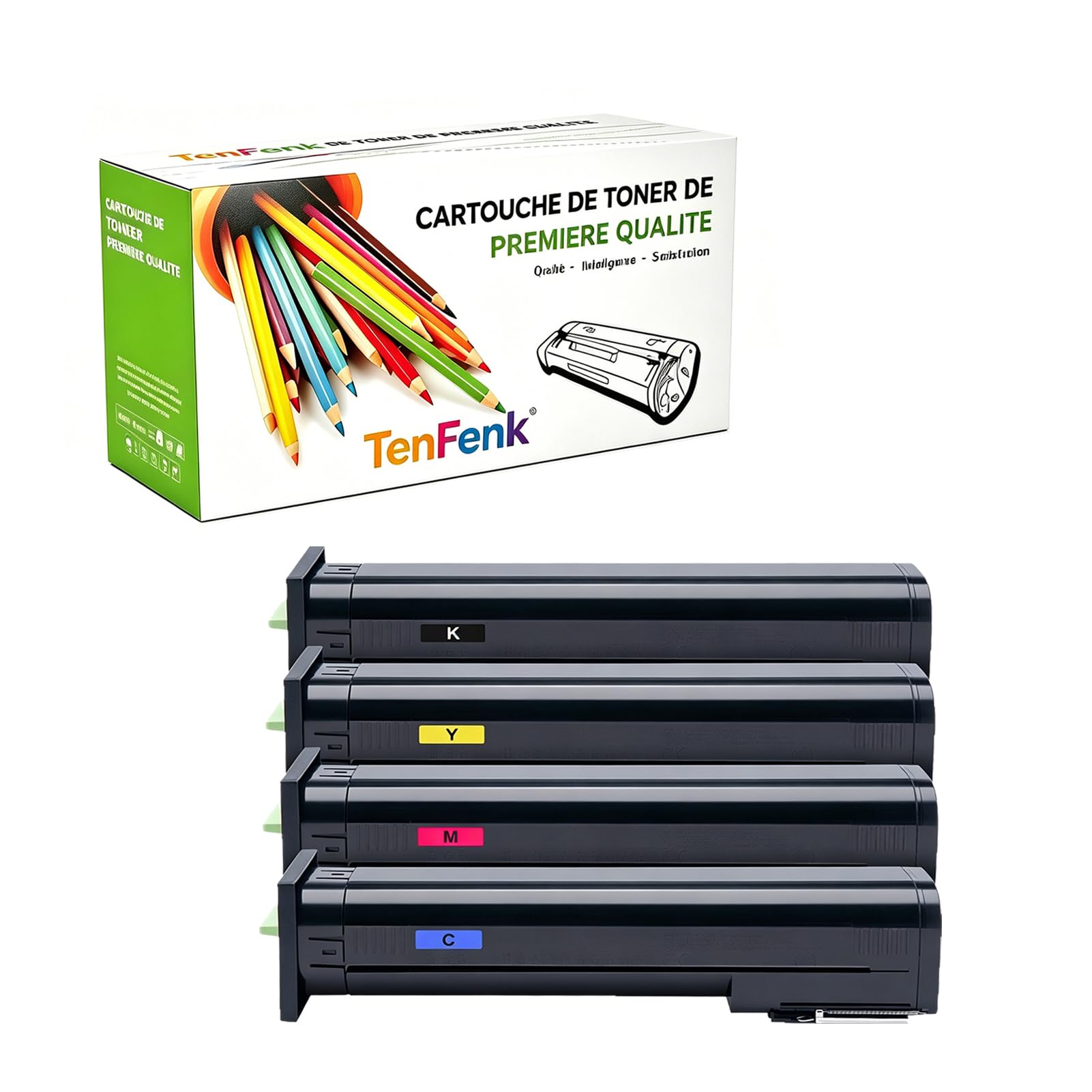 Compatibile Sostituzione Cartuccia Toner Per Lexmark C6160 24B5998 24B5995 24B5996 24B5997 Da Utilizzare Con Lexmark C6160 C6160DE Stampante,4-Pack,4p