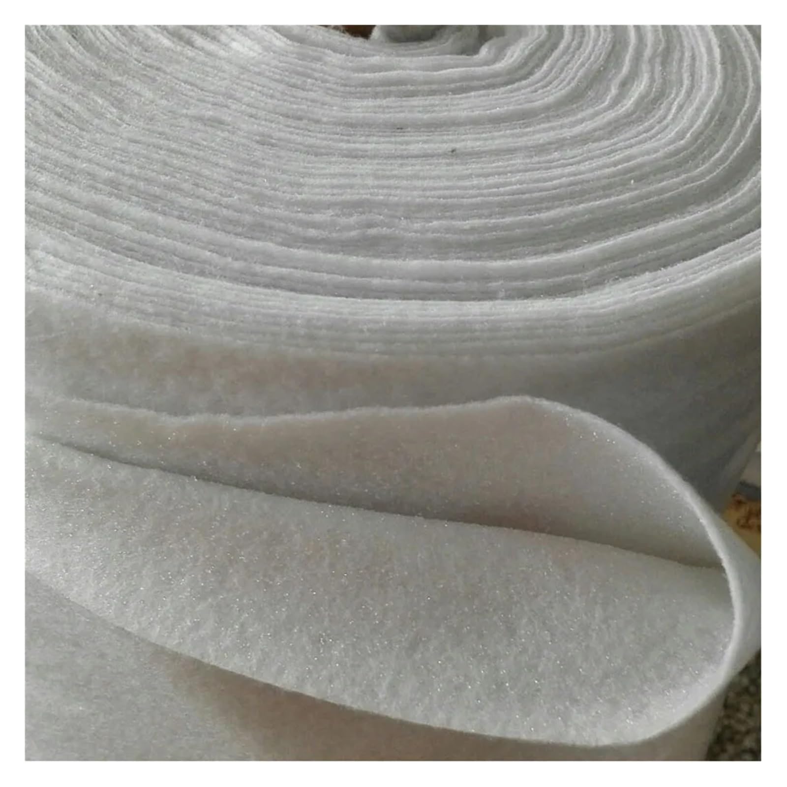 Bügelvlies Stoff 150g Vliesstoff-Einlagestoff, Baumwollwatte, Patchwork, Polyester, doppelseitiges Nähfutter for Handtaschen, DIY-Versorgung(150g 300x100cm)