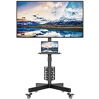 BONTEC Supporto TV da Pavimento per TV LCD/LED da 23–60 Pollici