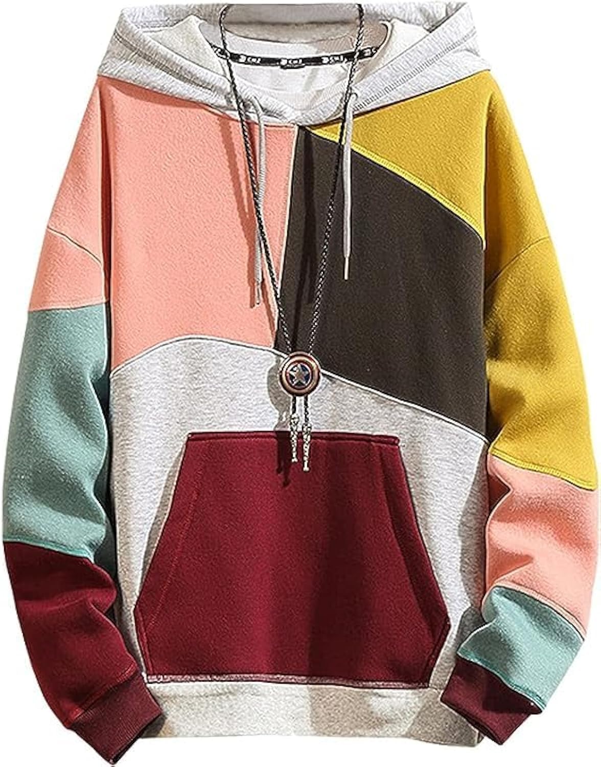 Hoodie Men's Basic Hoodie Long Sleeve Sweatshirts Classic Men's Sweat Jacket Print Pullover Unisex Casual