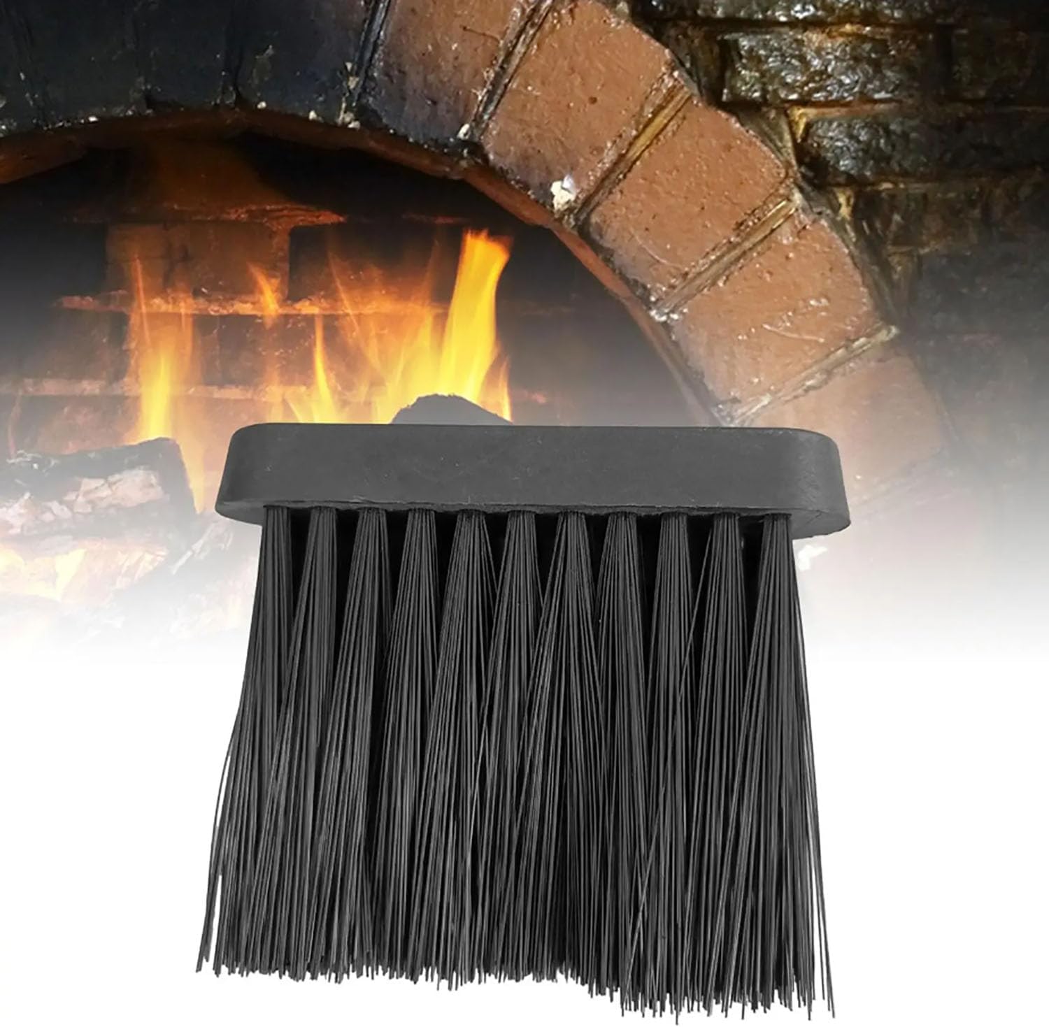 Lovelysp 2PCS Black Fireplace Brush Replacement