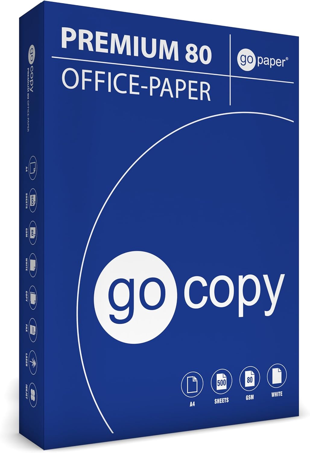 500 Sheets Premium 80 DIN A4 Wood-Free White FSC EU-ECOLABEL Copier Paper