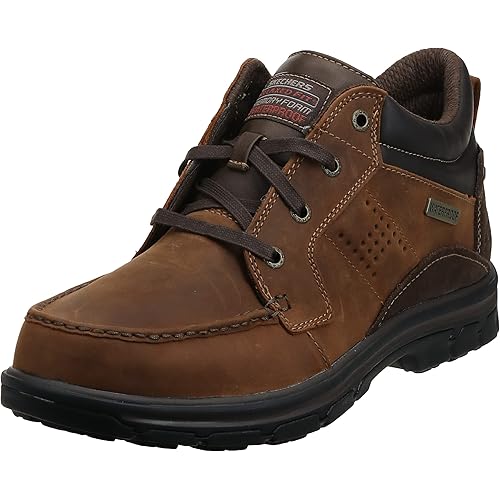 Skechers Men's Segment Melego Leather Chukka Waterproof Boot