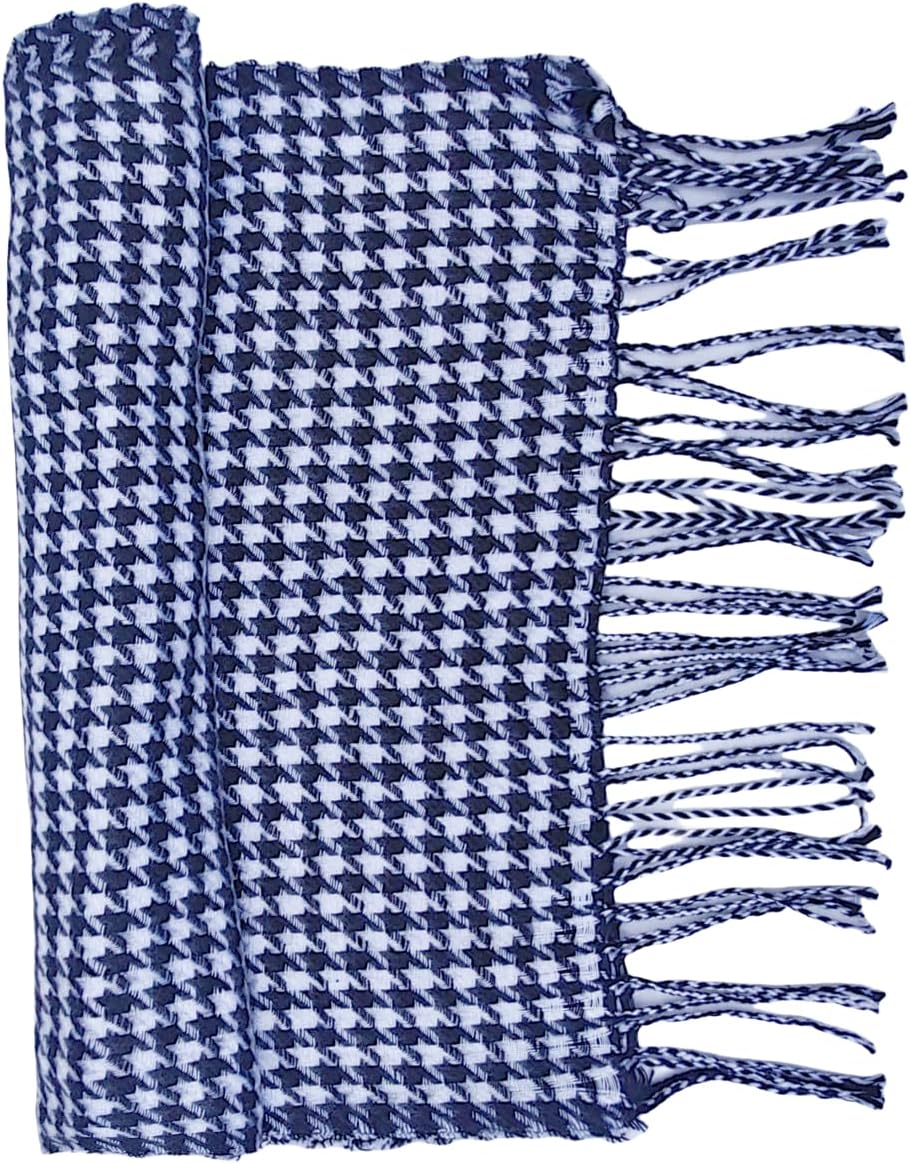 Wander Agio Winter Kids Scarf Warm Shawls Scarves Parent-child Scarf Womens Plaid Scarfs Small - Image 4