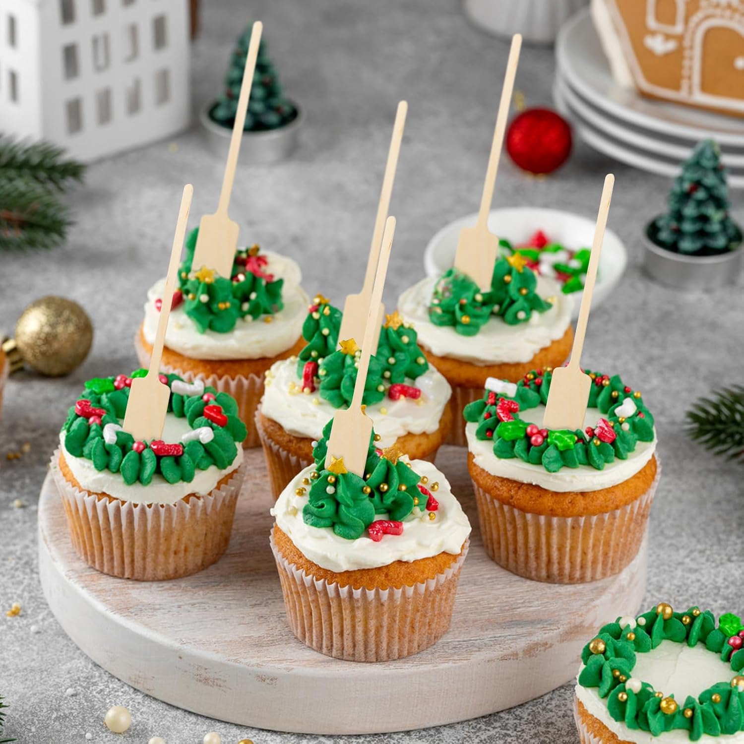 WUWEOT 400 Pcs Coffee Stirrers, 6.3 Inch Wood Coffee Stir Sticks, Disposable Kayak Paddle Shaped Stirring Sticks, Wooden Beverage Mixer for Cocktails Milk Tea Honey Hot Chocolate - Image 6