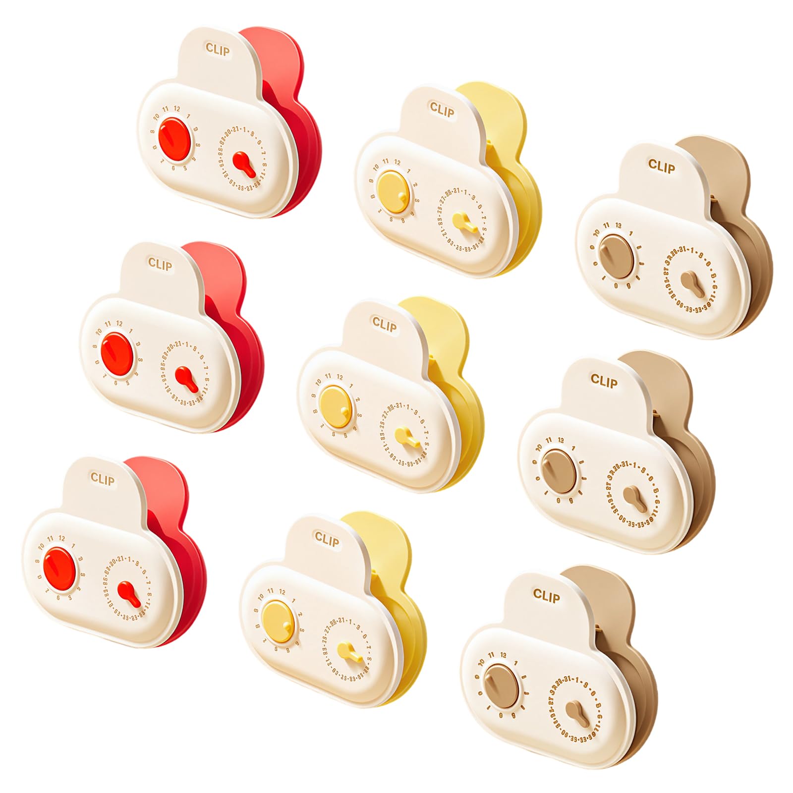 Jazuaiao Fridge Magnets Refrigerator Magnets Fridge Decorative Magnet Bag Sealing Clip for Home Whiteboard Classroom Decors Bag Sealing Clip