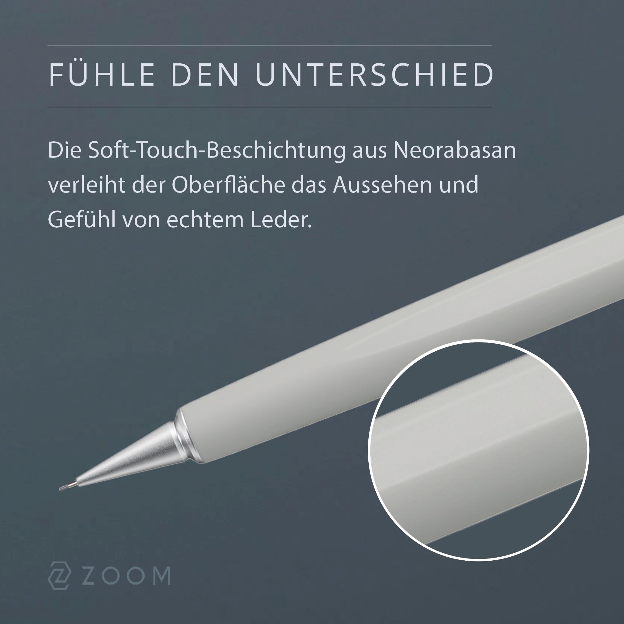Tombow ZOOM L2 Druckbleistift, 0,5mm, Mattgrau [SH-ZL2-C78]