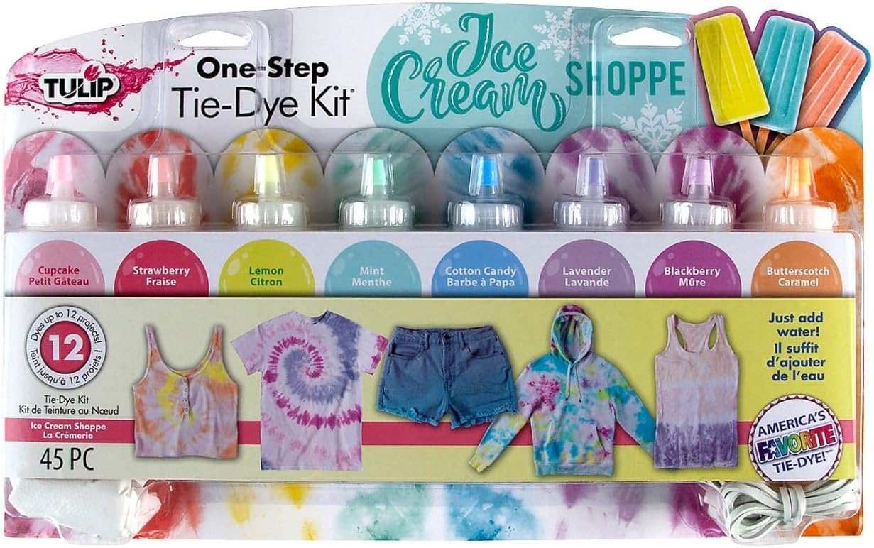 Tulip Ice Cream Shop One-Step Tie Dye Kit - Basic Supplies - 1 Piece
