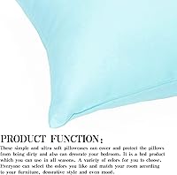 Vista 4 de NTBAY Juego de 2 fundas de almohada con cremallera para niños pequeños, 100% microfibra cepillada de 13 x 18 pulgadas, súper suaves y acogedoras