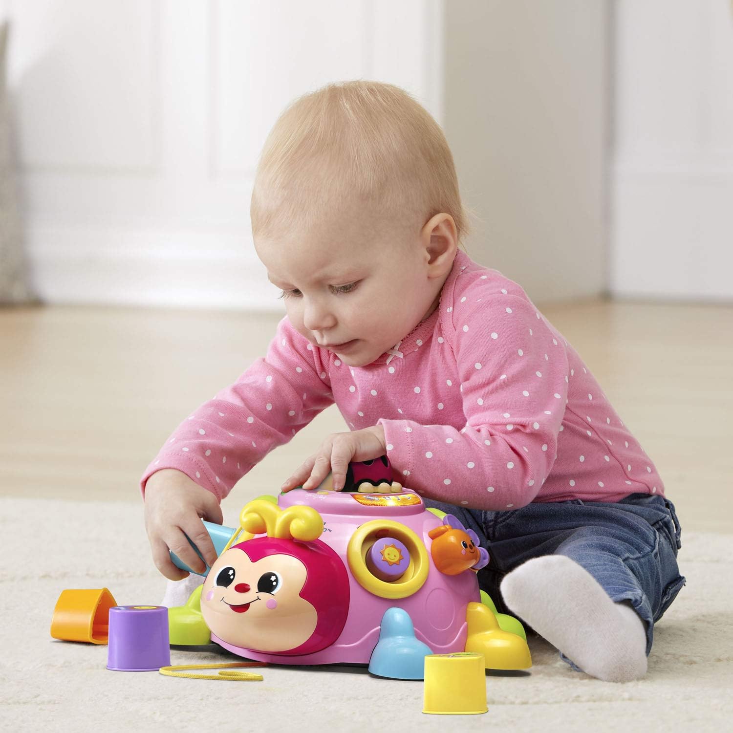 VTech Crazy Legs Learning Bugs, Pink image 4 of 6 B07PSB5BJ1