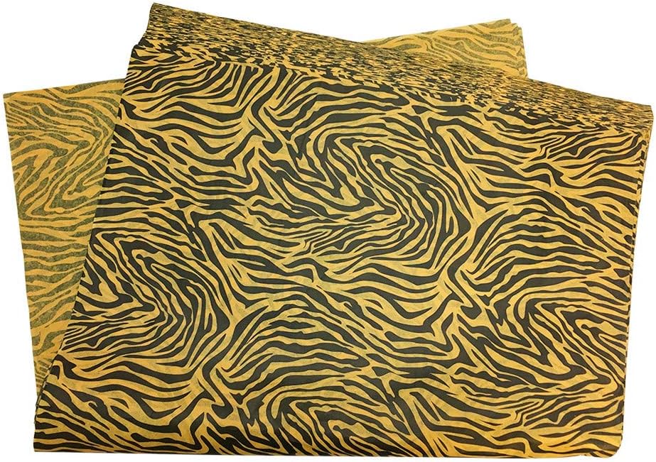 240 Pc 20'' x 30'' Tiger Skin Animal Pattern Print Tissue Paper Gift Wrapping Tissues