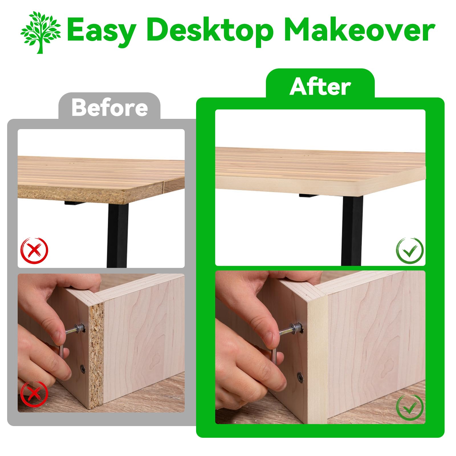Nastro Impiallacciatura Quercia 22 Mm X 50 M | Termoadesivo | Per Bordi Mobili E Fai Da Te - Foto 11