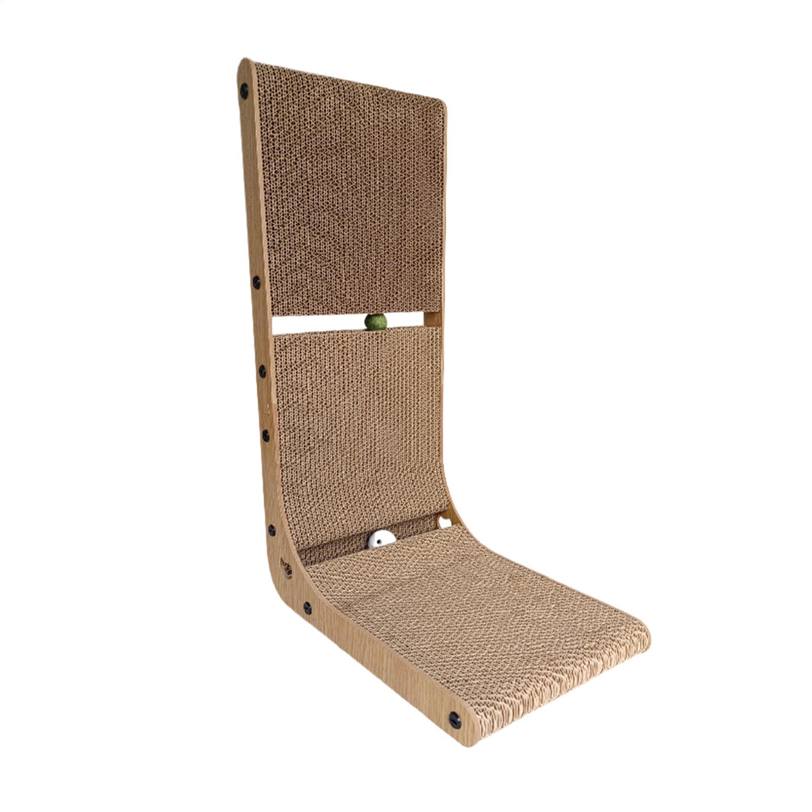 Katzenkratzbaum aus Pappe | Kratzbrett für Katzen | L-förmige Kratzmatte | für Katzen - Vertikale Entspannung Kratzbrett für Katzen | Wandmontage für Indoor-Katzen