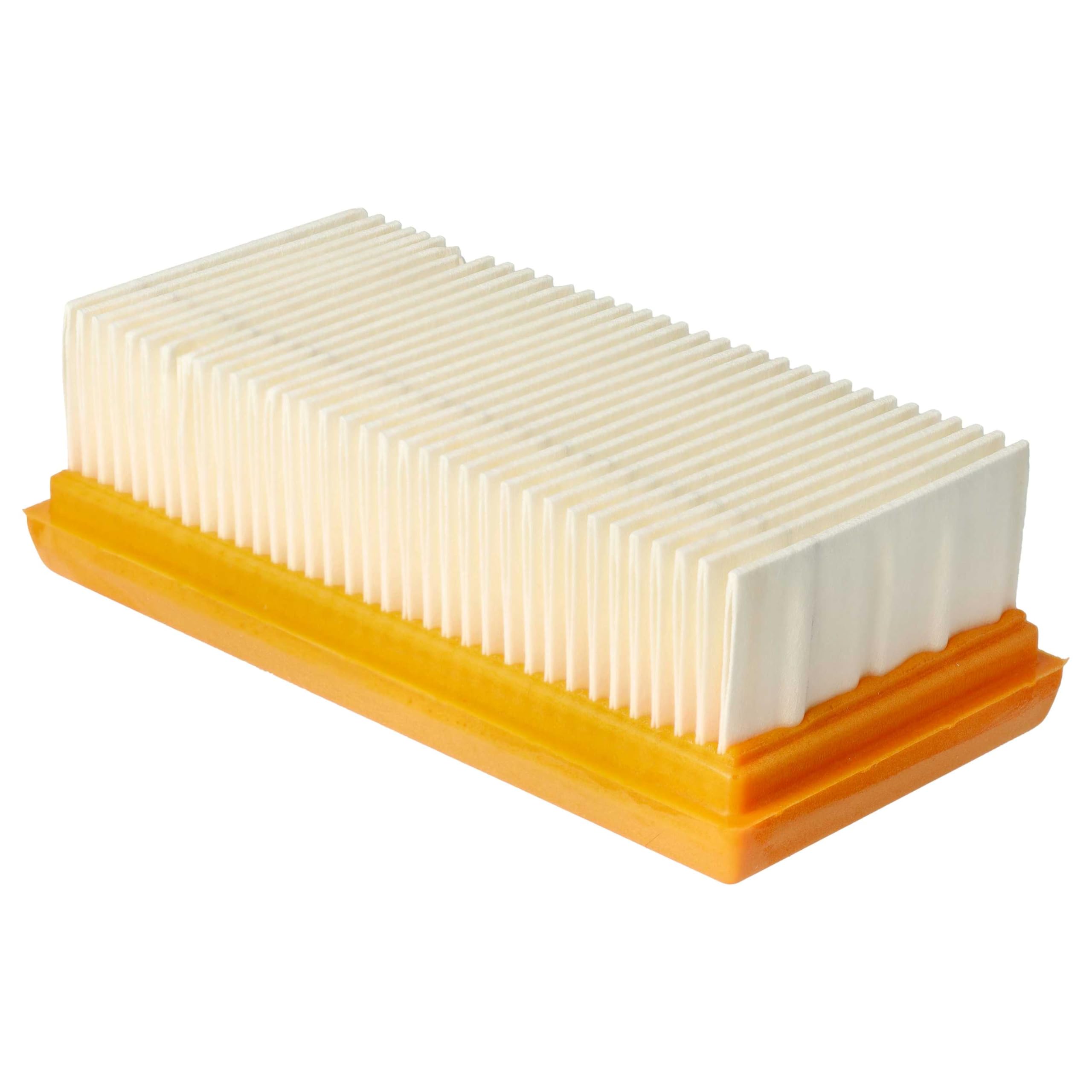 vhbw 8x Filtro plisado plano reemplaza Nilfisk 107413541 para aspiradora - Filtro motor aire refrigerante