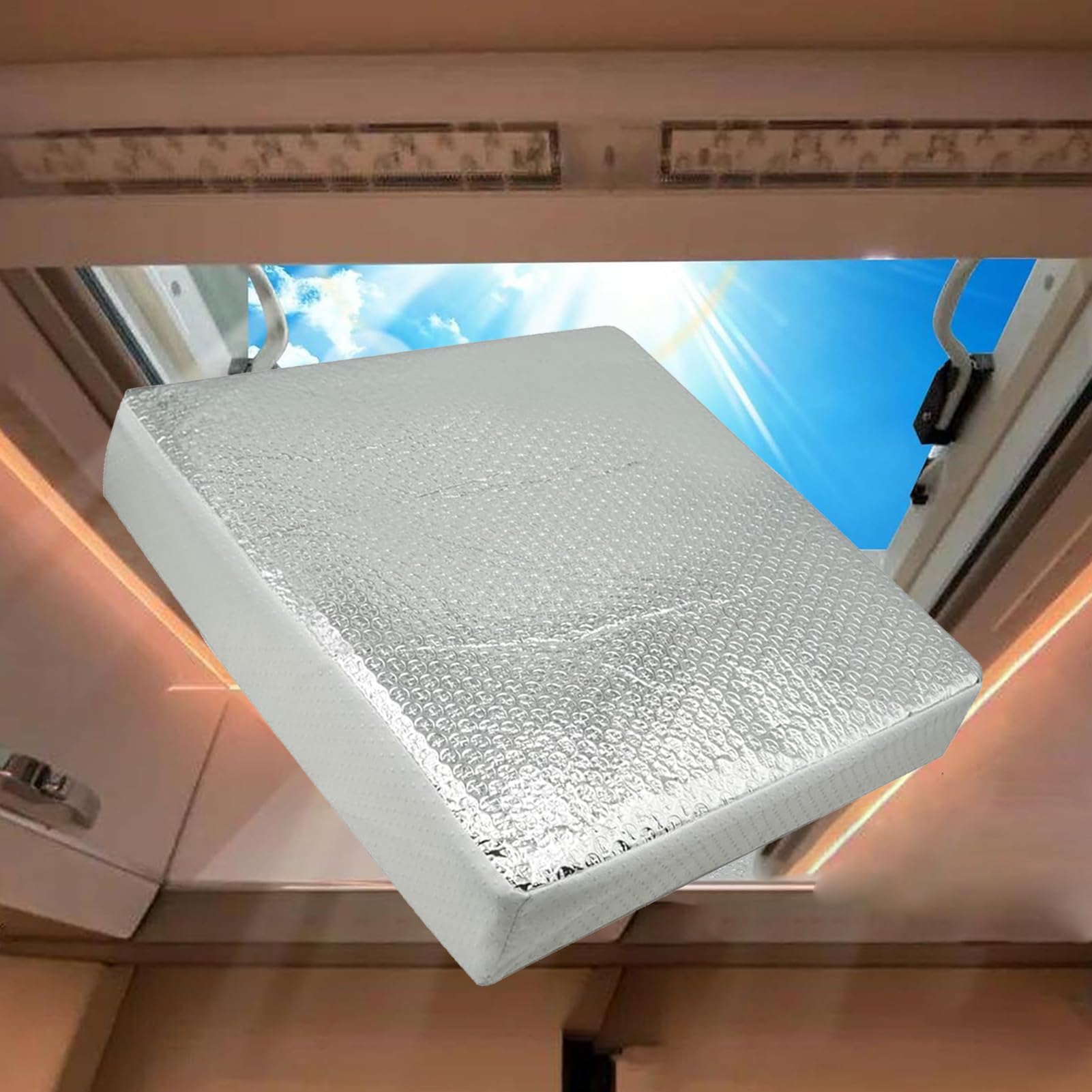 Copertura per prese d'aria per camper, impermeabile, termica, riflettente, copertura per lucernario, accessori di ventilazione per rimorchi, camper, bagno, esterni