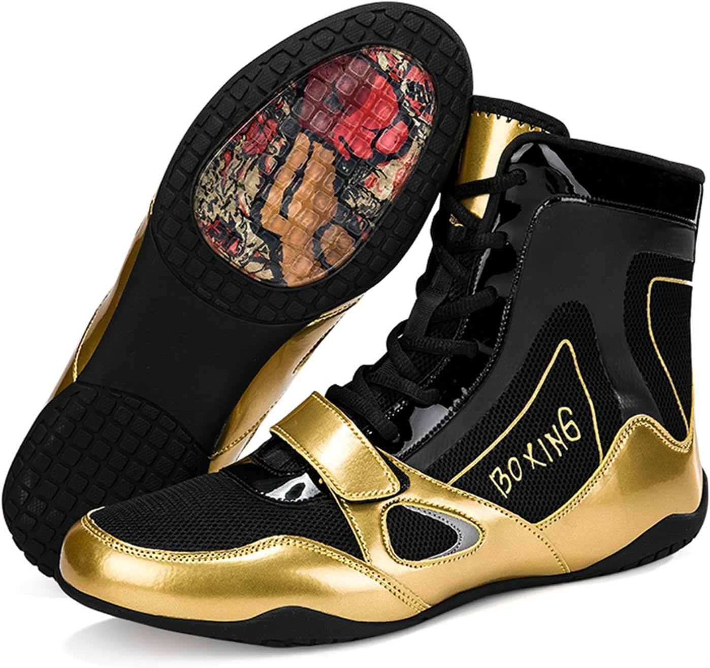 Men's and Women's Wrestling Shoes Professional Boxing Shoes Fitness Sports Shoes Breathable Training Shoes