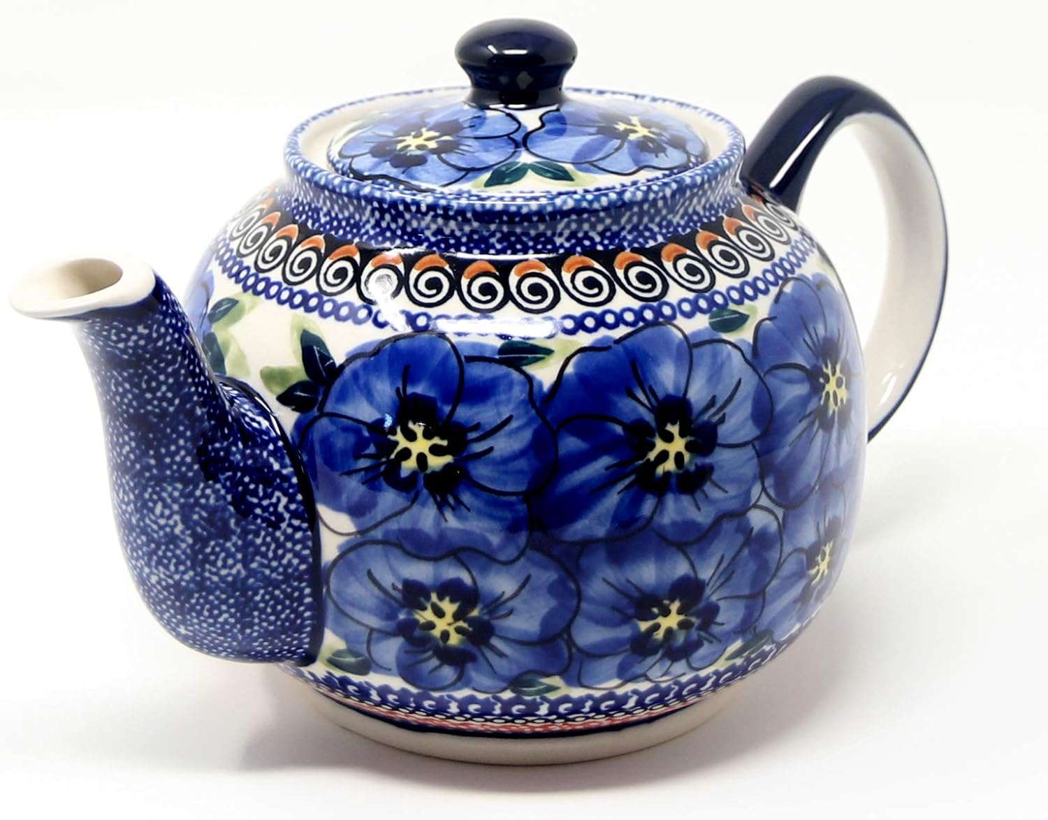 Polish Pottery Teapot Coffee Pot Zaklady Boleslawiec